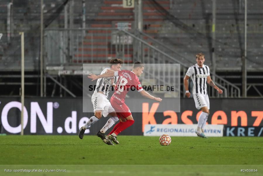 AKON Arena, Würzburg, 15.11.2024, sport, action, Fussball, BFV, 20. Spieltag, Regionalliga Bayern, SVW, FWK, SV Wacker Burghausen, FC Würzburger Kickers - Bild-ID: 2453834