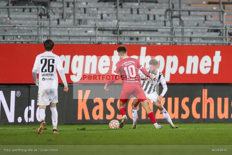 AKON Arena, Würzburg, 15.11.2024, sport, action, Fussball, BFV, 20. Spieltag, Regionalliga Bayern, SVW, FWK, SV Wacker Burghausen, FC Würzburger Kickers - Bild-ID: 2453843