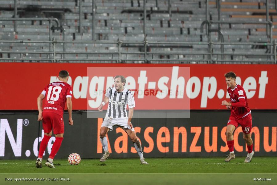 AKON Arena, Würzburg, 15.11.2024, sport, action, Fussball, BFV, 20. Spieltag, Regionalliga Bayern, SVW, FWK, SV Wacker Burghausen, FC Würzburger Kickers - Bild-ID: 2453844