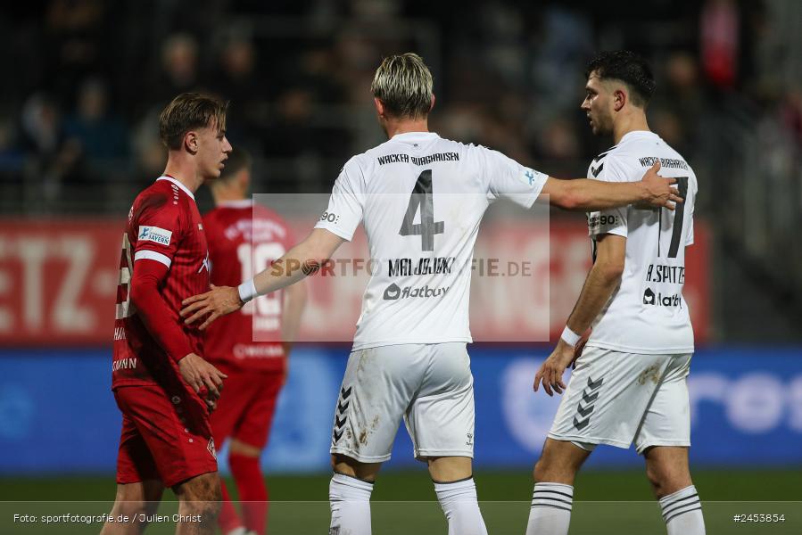 AKON Arena, Würzburg, 15.11.2024, sport, action, Fussball, BFV, 20. Spieltag, Regionalliga Bayern, SVW, FWK, SV Wacker Burghausen, FC Würzburger Kickers - Bild-ID: 2453854
