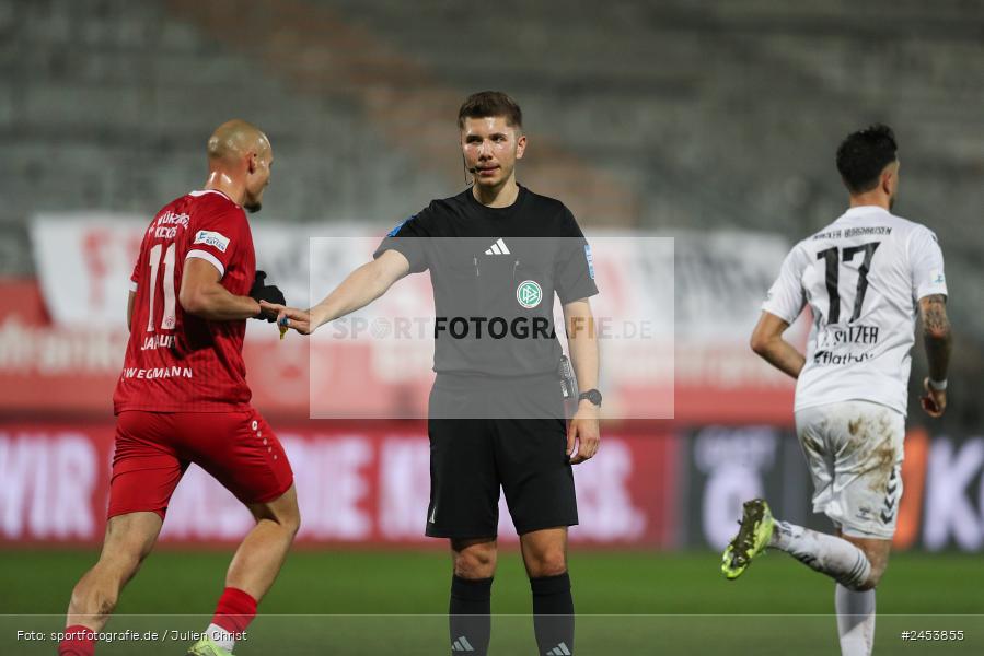 AKON Arena, Würzburg, 15.11.2024, sport, action, Fussball, BFV, 20. Spieltag, Regionalliga Bayern, SVW, FWK, SV Wacker Burghausen, FC Würzburger Kickers - Bild-ID: 2453855