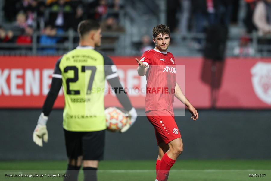 AKON Arena, Würzburg, 15.11.2024, sport, action, Fussball, BFV, 20. Spieltag, Regionalliga Bayern, SVW, FWK, SV Wacker Burghausen, FC Würzburger Kickers - Bild-ID: 2453857
