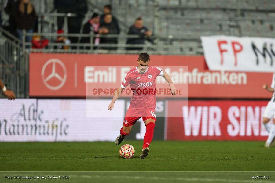 AKON Arena, Würzburg, 15.11.2024, sport, action, Fussball, BFV, 20. Spieltag, Regionalliga Bayern, SVW, FWK, SV Wacker Burghausen, FC Würzburger Kickers - Bild-ID: 2453865