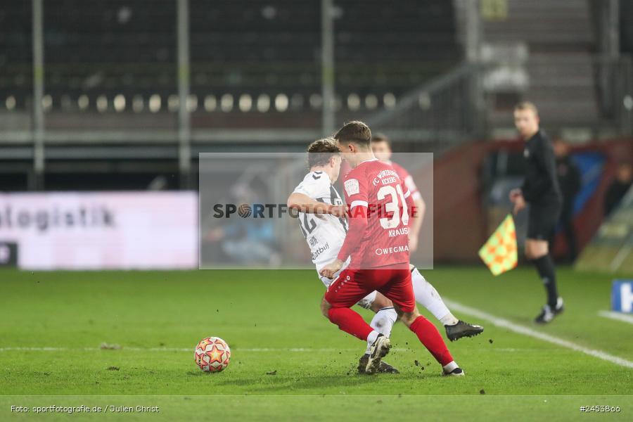 AKON Arena, Würzburg, 15.11.2024, sport, action, Fussball, BFV, 20. Spieltag, Regionalliga Bayern, SVW, FWK, SV Wacker Burghausen, FC Würzburger Kickers - Bild-ID: 2453866