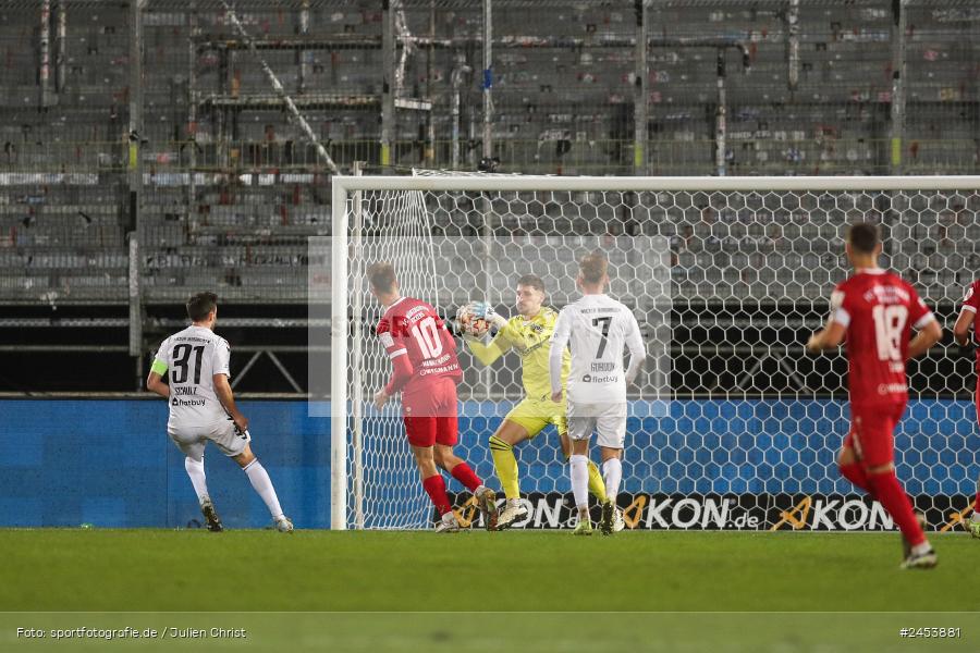 AKON Arena, Würzburg, 15.11.2024, sport, action, Fussball, BFV, 20. Spieltag, Regionalliga Bayern, SVW, FWK, SV Wacker Burghausen, FC Würzburger Kickers - Bild-ID: 2453881
