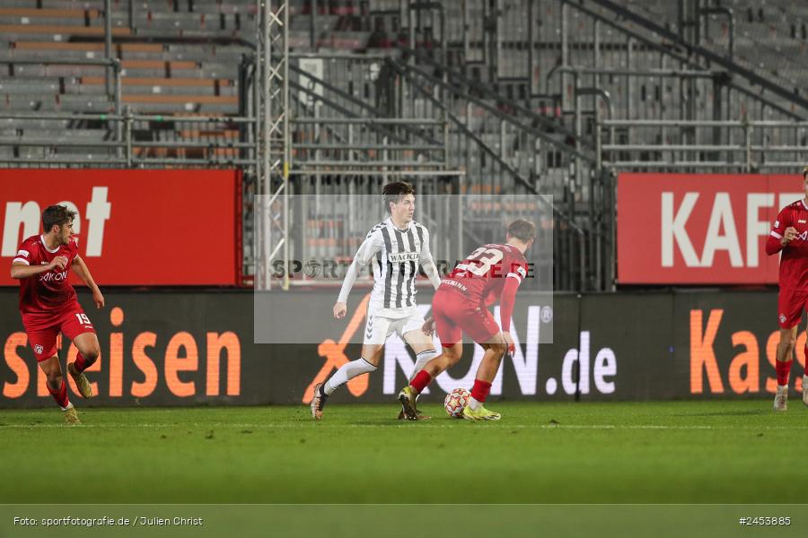 AKON Arena, Würzburg, 15.11.2024, sport, action, Fussball, BFV, 20. Spieltag, Regionalliga Bayern, SVW, FWK, SV Wacker Burghausen, FC Würzburger Kickers - Bild-ID: 2453885