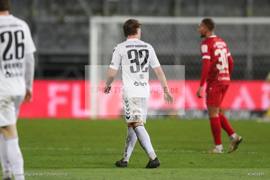 AKON Arena, Würzburg, 15.11.2024, sport, action, Fussball, BFV, 20. Spieltag, Regionalliga Bayern, SVW, FWK, SV Wacker Burghausen, FC Würzburger Kickers - Bild-ID: 2453897