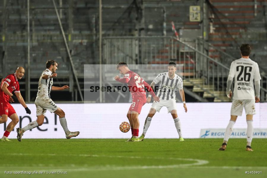 AKON Arena, Würzburg, 15.11.2024, sport, action, Fussball, BFV, 20. Spieltag, Regionalliga Bayern, SVW, FWK, SV Wacker Burghausen, FC Würzburger Kickers - Bild-ID: 2453901