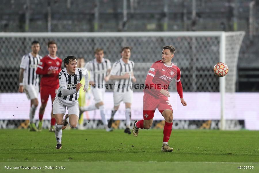 AKON Arena, Würzburg, 15.11.2024, sport, action, Fussball, BFV, 20. Spieltag, Regionalliga Bayern, SVW, FWK, SV Wacker Burghausen, FC Würzburger Kickers - Bild-ID: 2453903