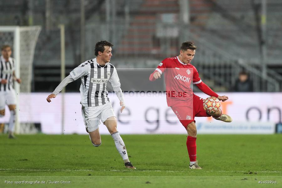 AKON Arena, Würzburg, 15.11.2024, sport, action, Fussball, BFV, 20. Spieltag, Regionalliga Bayern, SVW, FWK, SV Wacker Burghausen, FC Würzburger Kickers - Bild-ID: 2453906