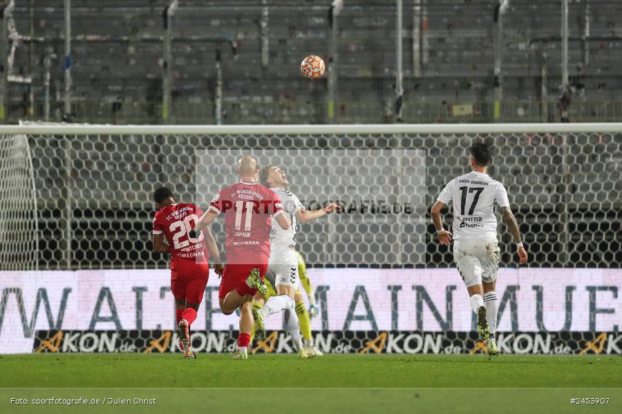AKON Arena, Würzburg, 15.11.2024, sport, action, Fussball, BFV, 20. Spieltag, Regionalliga Bayern, SVW, FWK, SV Wacker Burghausen, FC Würzburger Kickers - Bild-ID: 2453907