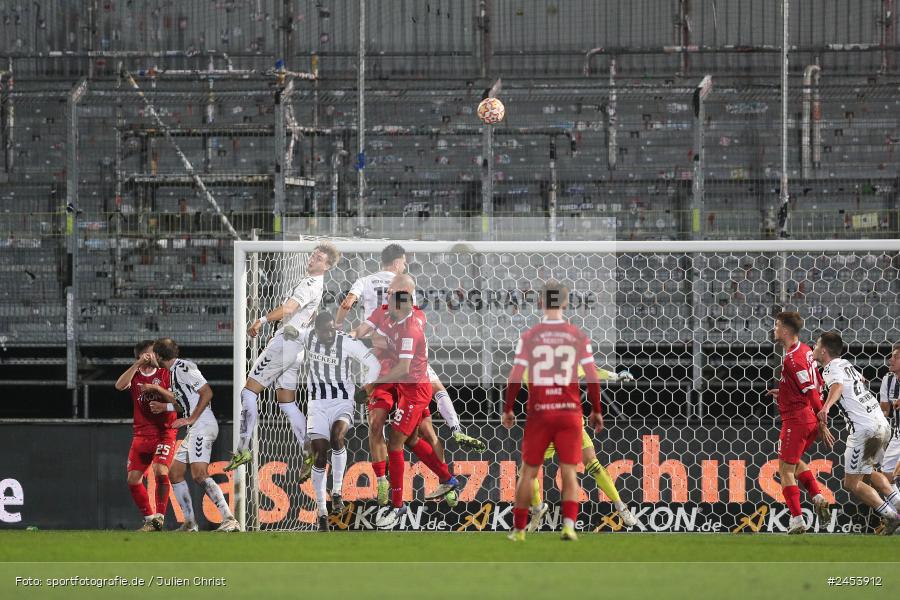 AKON Arena, Würzburg, 15.11.2024, sport, action, Fussball, BFV, 20. Spieltag, Regionalliga Bayern, SVW, FWK, SV Wacker Burghausen, FC Würzburger Kickers - Bild-ID: 2453912
