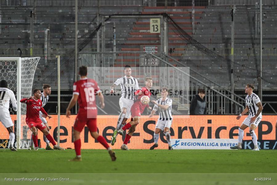AKON Arena, Würzburg, 15.11.2024, sport, action, Fussball, BFV, 20. Spieltag, Regionalliga Bayern, SVW, FWK, SV Wacker Burghausen, FC Würzburger Kickers - Bild-ID: 2453914