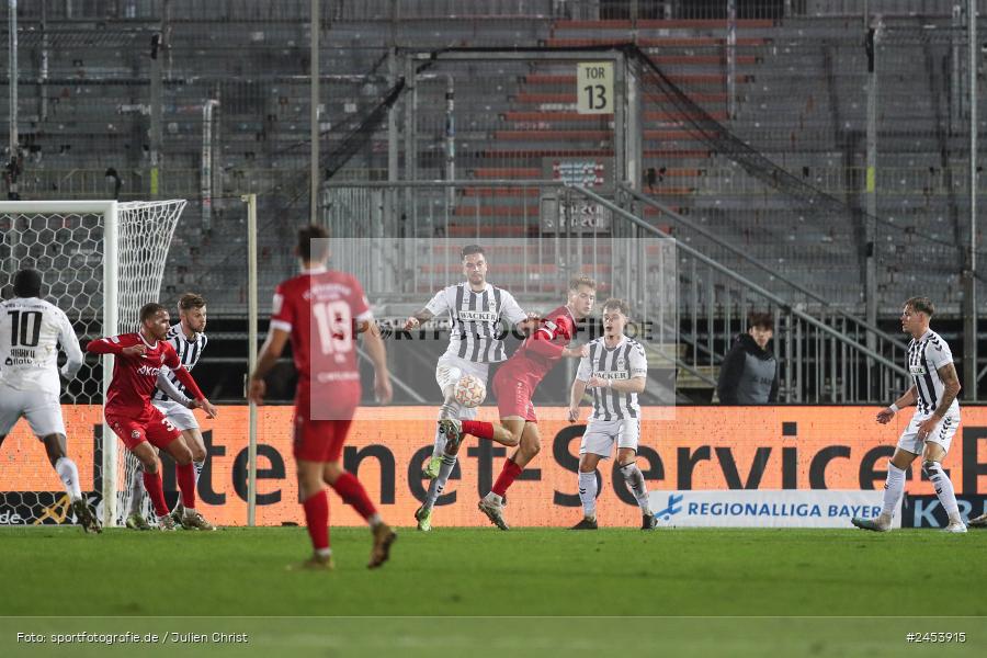 AKON Arena, Würzburg, 15.11.2024, sport, action, Fussball, BFV, 20. Spieltag, Regionalliga Bayern, SVW, FWK, SV Wacker Burghausen, FC Würzburger Kickers - Bild-ID: 2453915