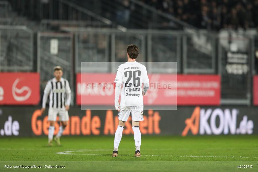 AKON Arena, Würzburg, 15.11.2024, sport, action, Fussball, BFV, 20. Spieltag, Regionalliga Bayern, SVW, FWK, SV Wacker Burghausen, FC Würzburger Kickers - Bild-ID: 2453917