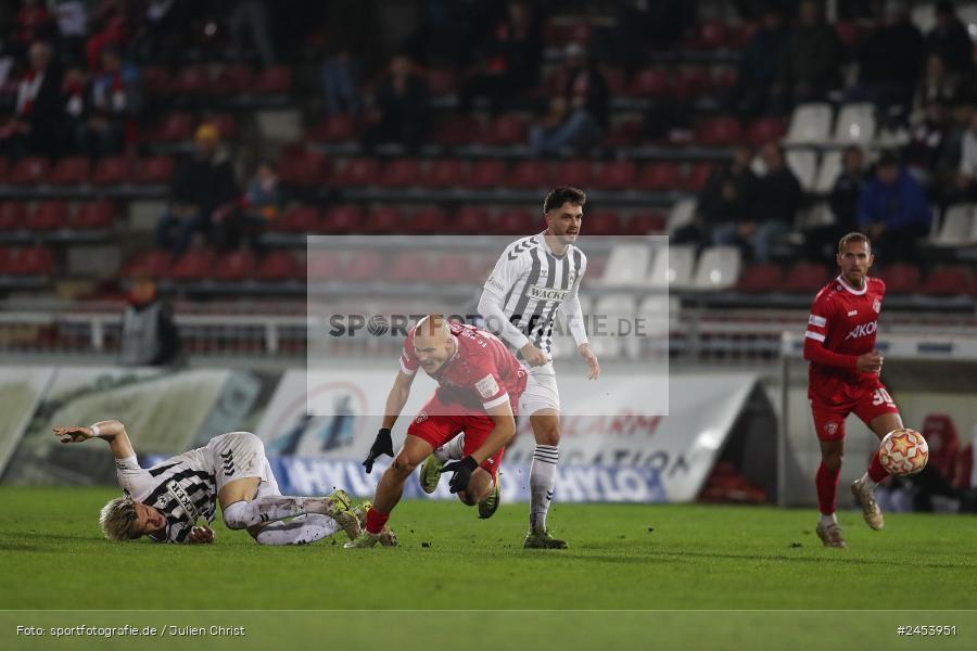 AKON Arena, Würzburg, 15.11.2024, sport, action, Fussball, BFV, 20. Spieltag, Regionalliga Bayern, SVW, FWK, SV Wacker Burghausen, FC Würzburger Kickers - Bild-ID: 2453951