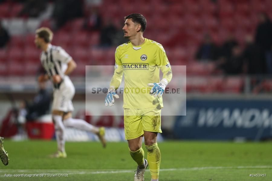 AKON Arena, Würzburg, 15.11.2024, sport, action, Fussball, BFV, 20. Spieltag, Regionalliga Bayern, SVW, FWK, SV Wacker Burghausen, FC Würzburger Kickers - Bild-ID: 2453957