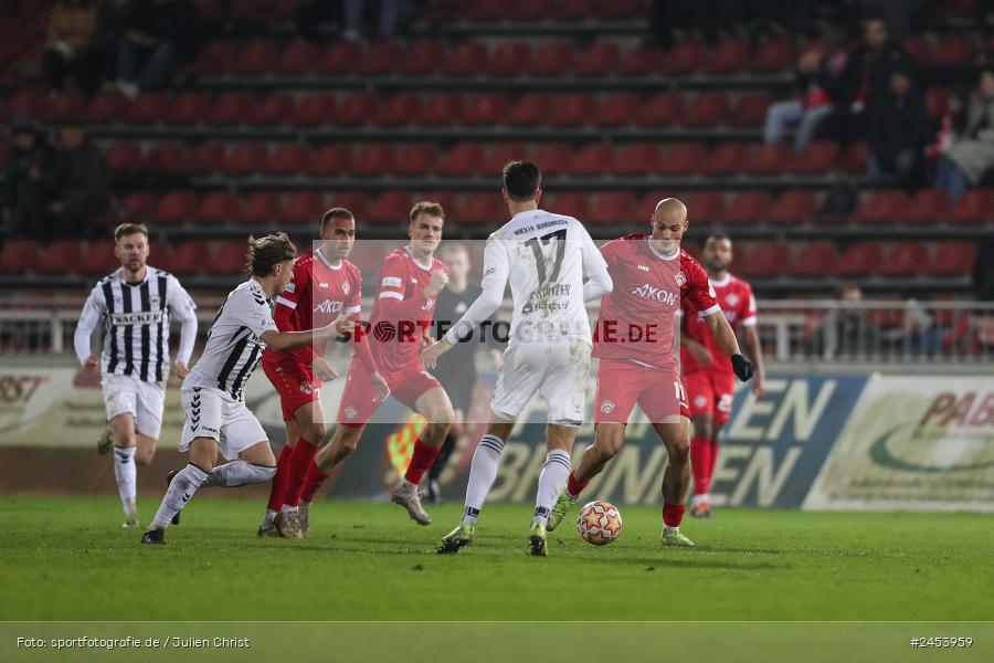 AKON Arena, Würzburg, 15.11.2024, sport, action, Fussball, BFV, 20. Spieltag, Regionalliga Bayern, SVW, FWK, SV Wacker Burghausen, FC Würzburger Kickers - Bild-ID: 2453959