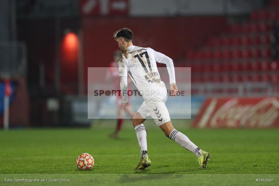 AKON Arena, Würzburg, 15.11.2024, sport, action, Fussball, BFV, 20. Spieltag, Regionalliga Bayern, SVW, FWK, SV Wacker Burghausen, FC Würzburger Kickers - Bild-ID: 2453967