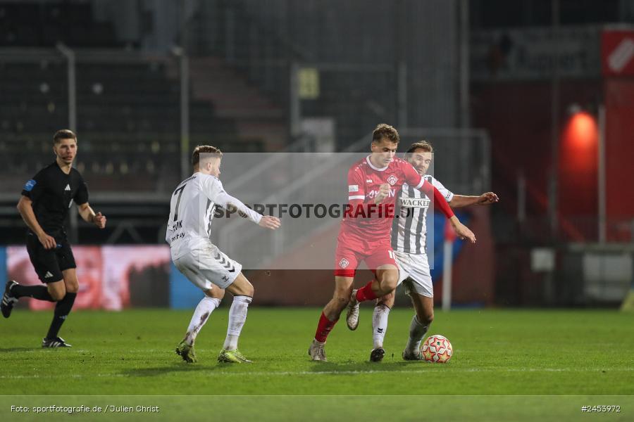 AKON Arena, Würzburg, 15.11.2024, sport, action, Fussball, BFV, 20. Spieltag, Regionalliga Bayern, SVW, FWK, SV Wacker Burghausen, FC Würzburger Kickers - Bild-ID: 2453972