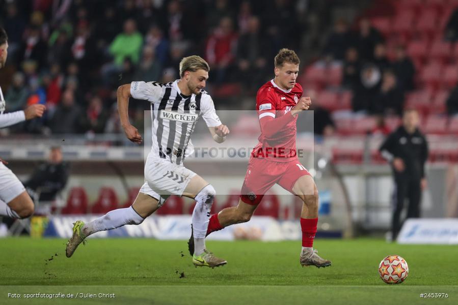 AKON Arena, Würzburg, 15.11.2024, sport, action, Fussball, BFV, 20. Spieltag, Regionalliga Bayern, SVW, FWK, SV Wacker Burghausen, FC Würzburger Kickers - Bild-ID: 2453976