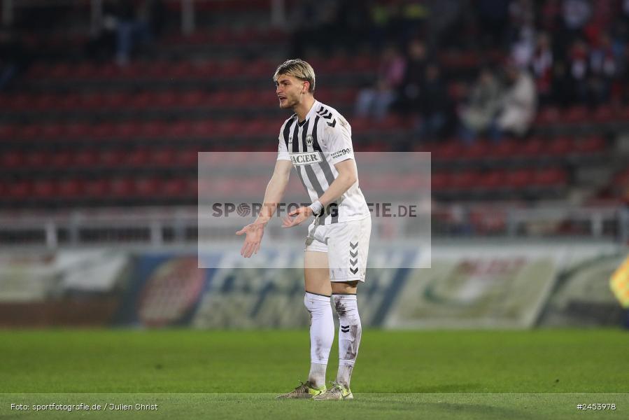 AKON Arena, Würzburg, 15.11.2024, sport, action, Fussball, BFV, 20. Spieltag, Regionalliga Bayern, SVW, FWK, SV Wacker Burghausen, FC Würzburger Kickers - Bild-ID: 2453978