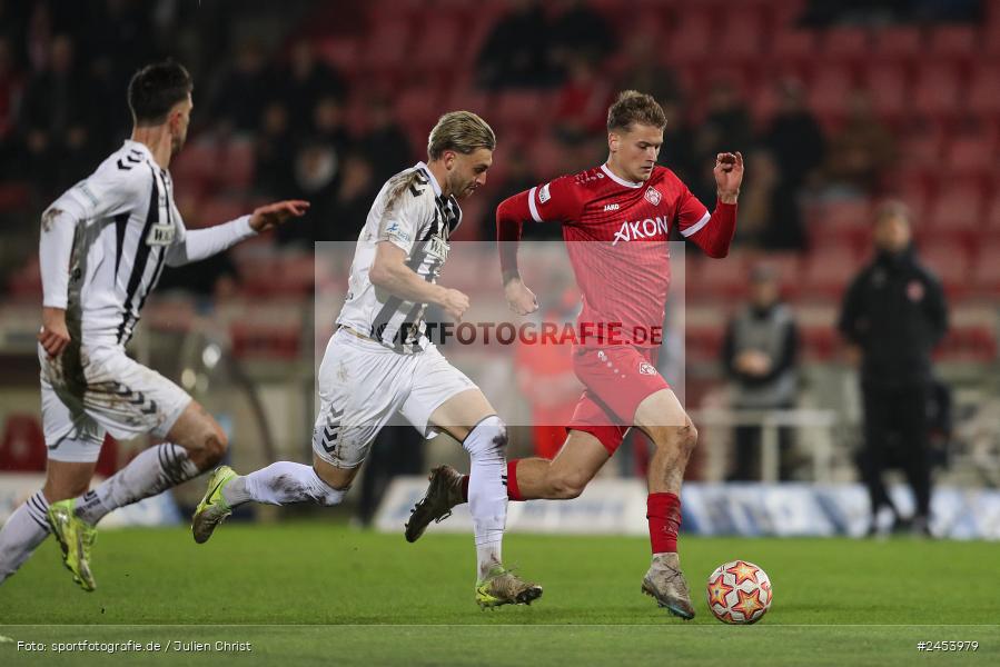 AKON Arena, Würzburg, 15.11.2024, sport, action, Fussball, BFV, 20. Spieltag, Regionalliga Bayern, SVW, FWK, SV Wacker Burghausen, FC Würzburger Kickers - Bild-ID: 2453979