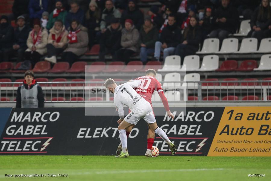 AKON Arena, Würzburg, 15.11.2024, sport, action, Fussball, BFV, 20. Spieltag, Regionalliga Bayern, SVW, FWK, SV Wacker Burghausen, FC Würzburger Kickers - Bild-ID: 2453984