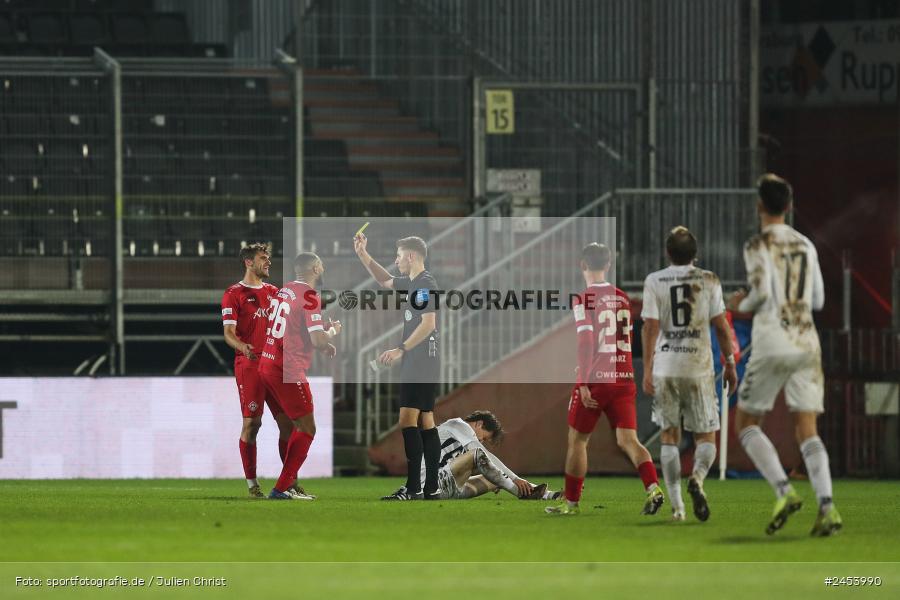 AKON Arena, Würzburg, 15.11.2024, sport, action, Fussball, BFV, 20. Spieltag, Regionalliga Bayern, SVW, FWK, SV Wacker Burghausen, FC Würzburger Kickers - Bild-ID: 2453990