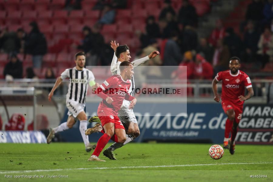 AKON Arena, Würzburg, 15.11.2024, sport, action, Fussball, BFV, 20. Spieltag, Regionalliga Bayern, SVW, FWK, SV Wacker Burghausen, FC Würzburger Kickers - Bild-ID: 2453994