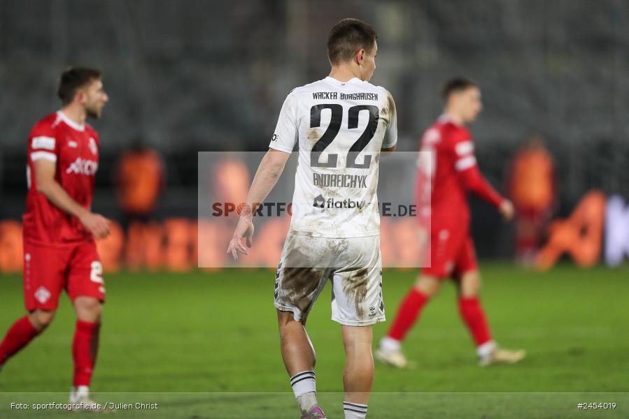 AKON Arena, Würzburg, 15.11.2024, sport, action, Fussball, BFV, 20. Spieltag, Regionalliga Bayern, SVW, FWK, SV Wacker Burghausen, FC Würzburger Kickers - Bild-ID: 2454019