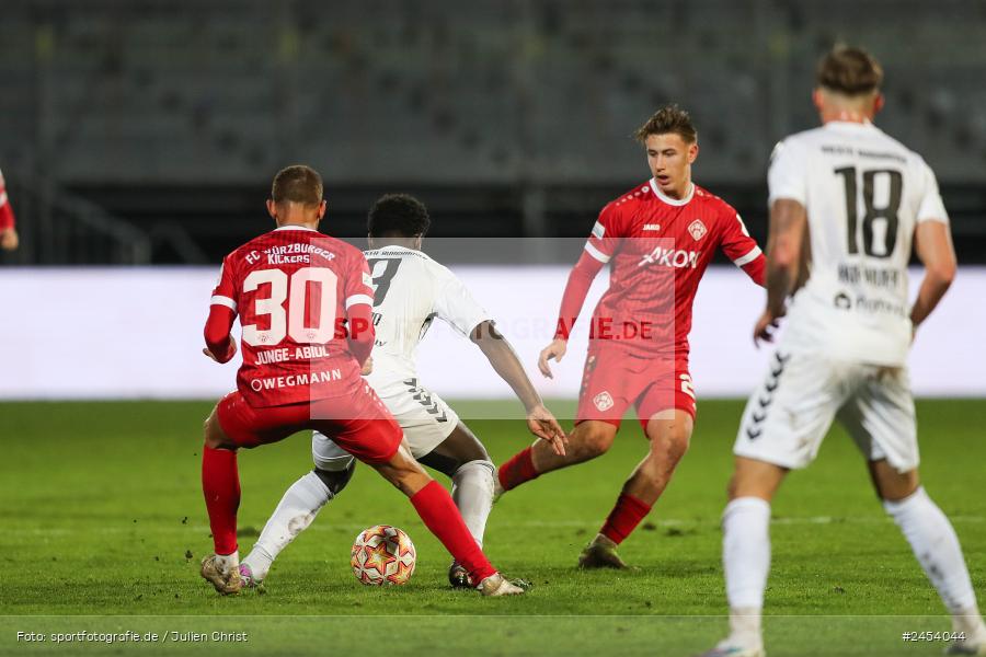 AKON Arena, Würzburg, 15.11.2024, sport, action, Fussball, BFV, 20. Spieltag, Regionalliga Bayern, SVW, FWK, SV Wacker Burghausen, FC Würzburger Kickers - Bild-ID: 2454044