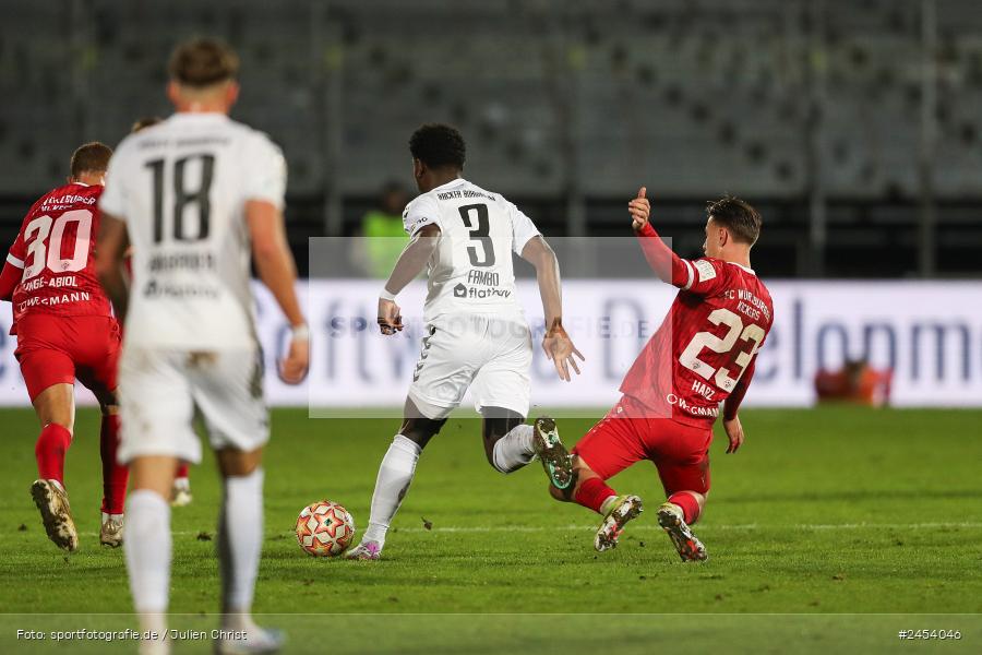 AKON Arena, Würzburg, 15.11.2024, sport, action, Fussball, BFV, 20. Spieltag, Regionalliga Bayern, SVW, FWK, SV Wacker Burghausen, FC Würzburger Kickers - Bild-ID: 2454046