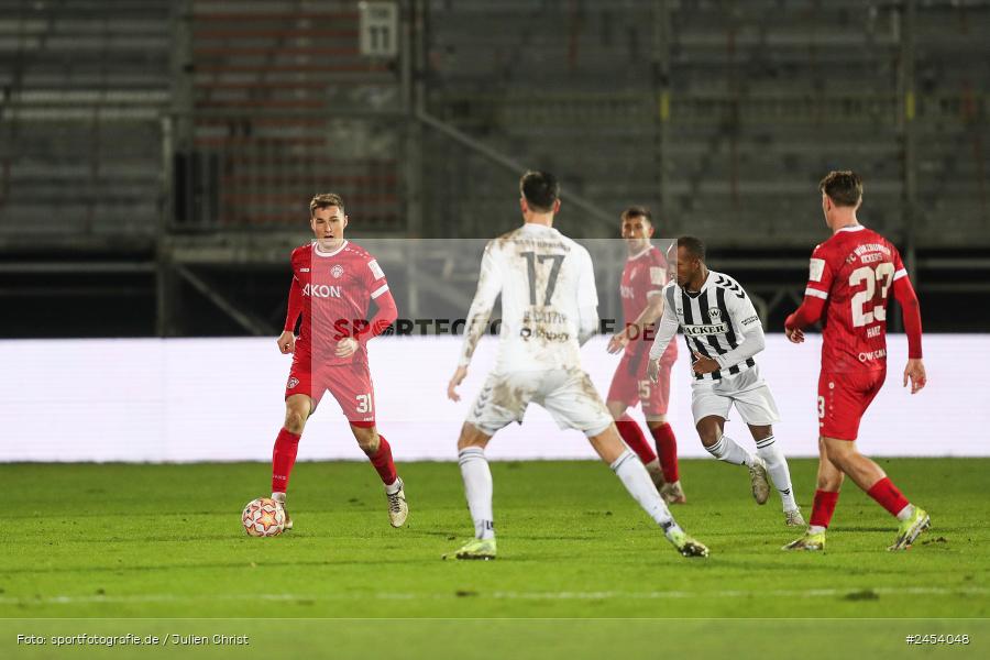 AKON Arena, Würzburg, 15.11.2024, sport, action, Fussball, BFV, 20. Spieltag, Regionalliga Bayern, SVW, FWK, SV Wacker Burghausen, FC Würzburger Kickers - Bild-ID: 2454048