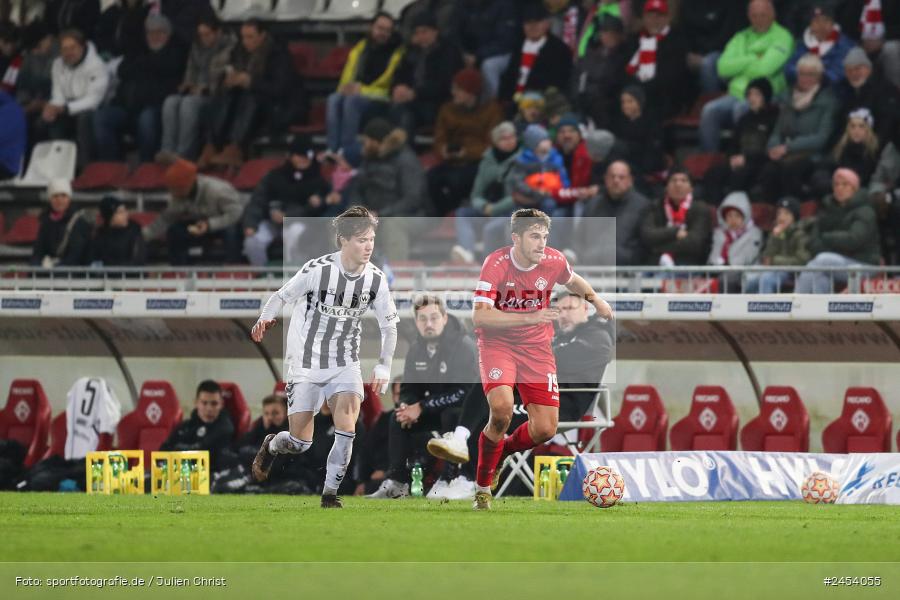 AKON Arena, Würzburg, 15.11.2024, sport, action, Fussball, BFV, 20. Spieltag, Regionalliga Bayern, SVW, FWK, SV Wacker Burghausen, FC Würzburger Kickers - Bild-ID: 2454055