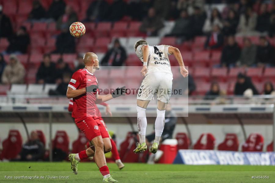 AKON Arena, Würzburg, 15.11.2024, sport, action, Fussball, BFV, 20. Spieltag, Regionalliga Bayern, SVW, FWK, SV Wacker Burghausen, FC Würzburger Kickers - Bild-ID: 2454056
