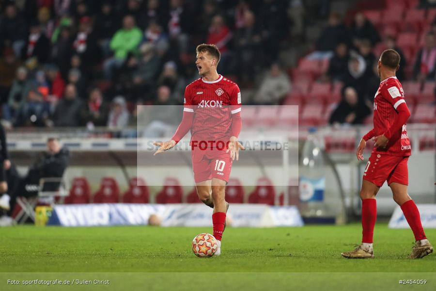 AKON Arena, Würzburg, 15.11.2024, sport, action, Fussball, BFV, 20. Spieltag, Regionalliga Bayern, SVW, FWK, SV Wacker Burghausen, FC Würzburger Kickers - Bild-ID: 2454059