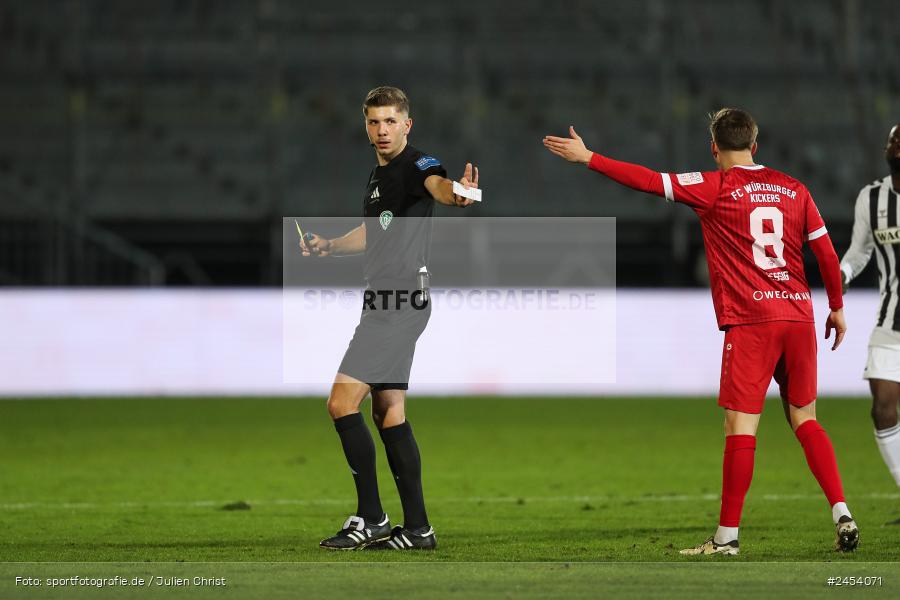 AKON Arena, Würzburg, 15.11.2024, sport, action, Fussball, BFV, 20. Spieltag, Regionalliga Bayern, SVW, FWK, SV Wacker Burghausen, FC Würzburger Kickers - Bild-ID: 2454071