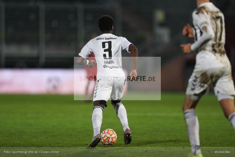 AKON Arena, Würzburg, 15.11.2024, sport, action, Fussball, BFV, 20. Spieltag, Regionalliga Bayern, SVW, FWK, SV Wacker Burghausen, FC Würzburger Kickers - Bild-ID: 2454086