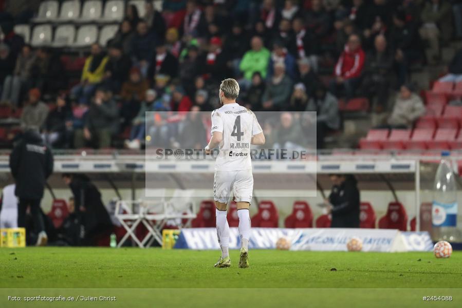 AKON Arena, Würzburg, 15.11.2024, sport, action, Fussball, BFV, 20. Spieltag, Regionalliga Bayern, SVW, FWK, SV Wacker Burghausen, FC Würzburger Kickers - Bild-ID: 2454088