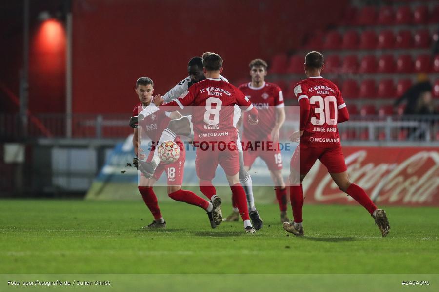 AKON Arena, Würzburg, 15.11.2024, sport, action, Fussball, BFV, 20. Spieltag, Regionalliga Bayern, SVW, FWK, SV Wacker Burghausen, FC Würzburger Kickers - Bild-ID: 2454096