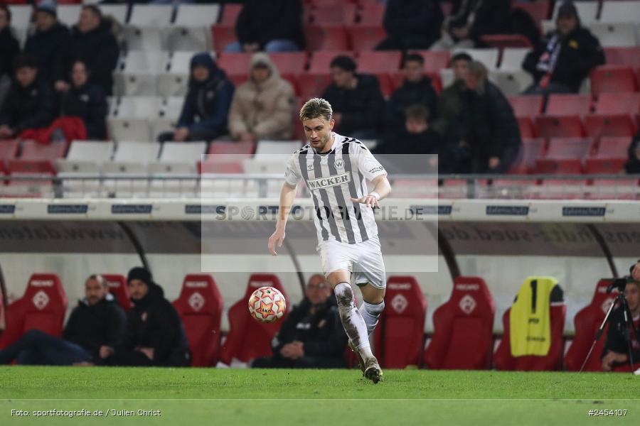 AKON Arena, Würzburg, 15.11.2024, sport, action, Fussball, BFV, 20. Spieltag, Regionalliga Bayern, SVW, FWK, SV Wacker Burghausen, FC Würzburger Kickers - Bild-ID: 2454107