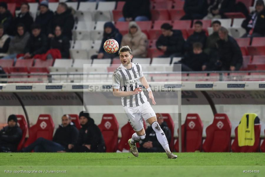 AKON Arena, Würzburg, 15.11.2024, sport, action, Fussball, BFV, 20. Spieltag, Regionalliga Bayern, SVW, FWK, SV Wacker Burghausen, FC Würzburger Kickers - Bild-ID: 2454108