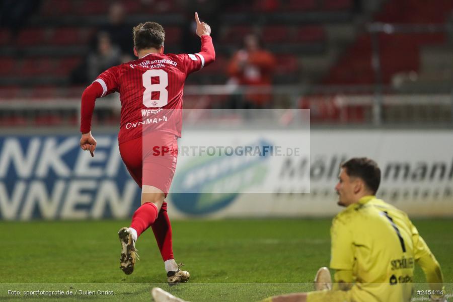 AKON Arena, Würzburg, 15.11.2024, sport, action, Fussball, BFV, 20. Spieltag, Regionalliga Bayern, SVW, FWK, SV Wacker Burghausen, FC Würzburger Kickers - Bild-ID: 2454114