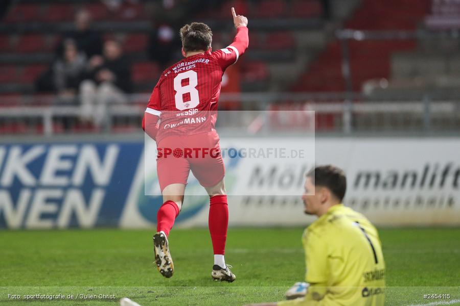 AKON Arena, Würzburg, 15.11.2024, sport, action, Fussball, BFV, 20. Spieltag, Regionalliga Bayern, SVW, FWK, SV Wacker Burghausen, FC Würzburger Kickers - Bild-ID: 2454115