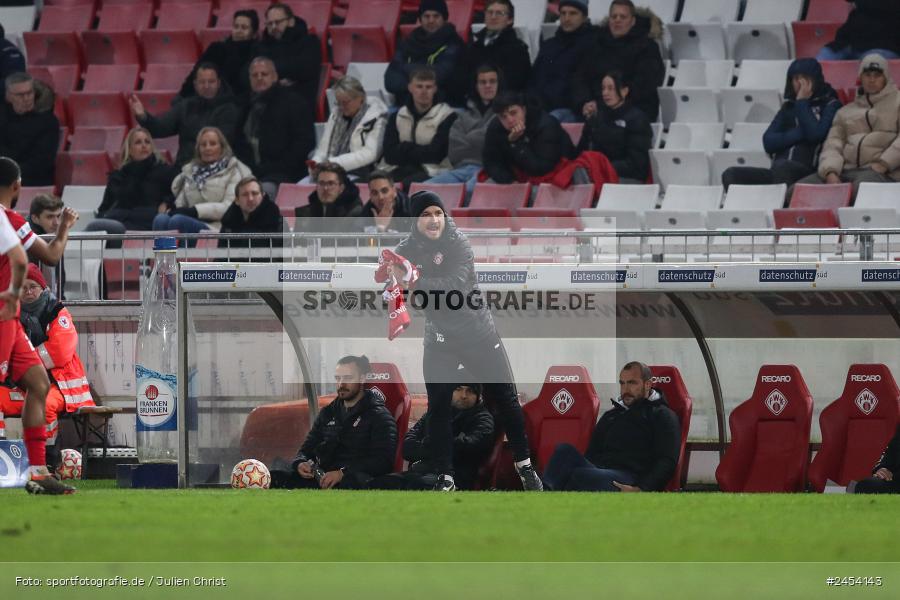 AKON Arena, Würzburg, 15.11.2024, sport, action, Fussball, BFV, 20. Spieltag, Regionalliga Bayern, SVW, FWK, SV Wacker Burghausen, FC Würzburger Kickers - Bild-ID: 2454143