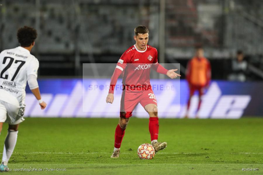 AKON Arena, Würzburg, 15.11.2024, sport, action, Fussball, BFV, 20. Spieltag, Regionalliga Bayern, SVW, FWK, SV Wacker Burghausen, FC Würzburger Kickers - Bild-ID: 2454147