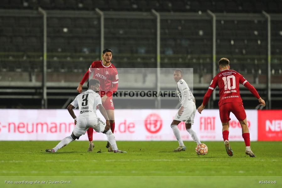 AKON Arena, Würzburg, 15.11.2024, sport, action, Fussball, BFV, 20. Spieltag, Regionalliga Bayern, SVW, FWK, SV Wacker Burghausen, FC Würzburger Kickers - Bild-ID: 2454168