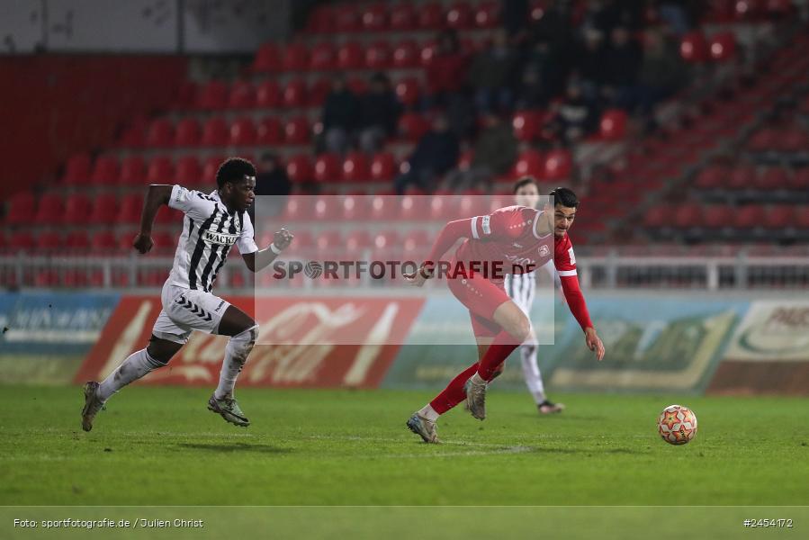 AKON Arena, Würzburg, 15.11.2024, sport, action, Fussball, BFV, 20. Spieltag, Regionalliga Bayern, SVW, FWK, SV Wacker Burghausen, FC Würzburger Kickers - Bild-ID: 2454172