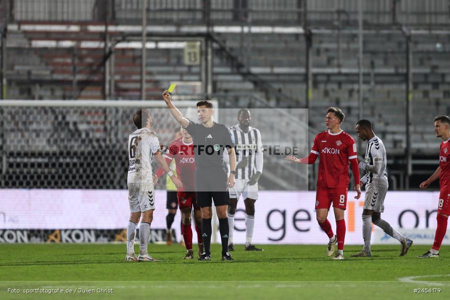 AKON Arena, Würzburg, 15.11.2024, sport, action, Fussball, BFV, 20. Spieltag, Regionalliga Bayern, SVW, FWK, SV Wacker Burghausen, FC Würzburger Kickers - Bild-ID: 2454179